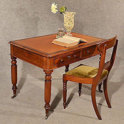 Antique Desk Leather Top Quality Library Writing Table William IV English c1835