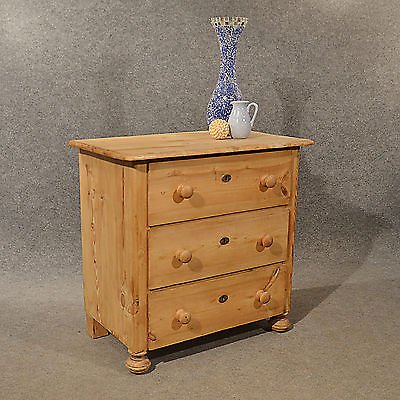 Antique Pine Small Chest of Drawers Quality Original English Victorian c1880