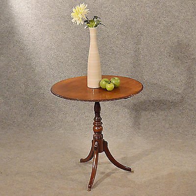 Antique Table Side Lamp Wine Occasional Mahogany Quality English Victorian c1880