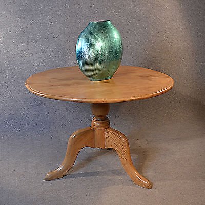 Elm Dining Table English Centre Pedestal Round Breakfast Display Top Quality