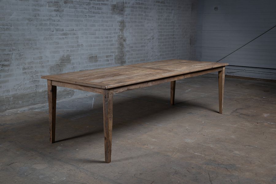 French oak dining table