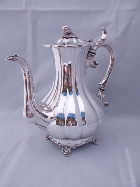 Vintage Silver Plated Coffee Pot - James Dixon & Sons