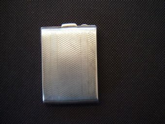 George V Sterling silver matchbox holder Birmingham 1929
