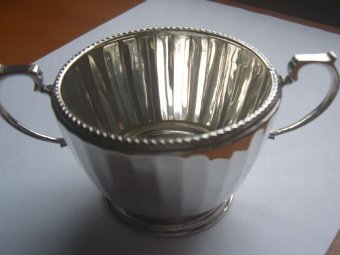 Superb Hallmarked Sterling Silver Sugar Bowl
