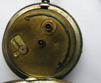 Antique Antique Silver Cased Open Face Pocket Watch.