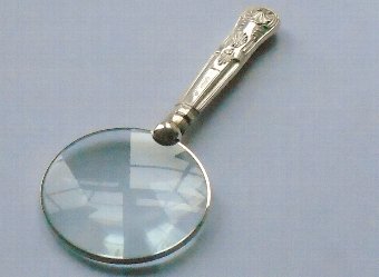 Antique William Yates HM Silver Handle Magnifying Glass Sheff 1921  