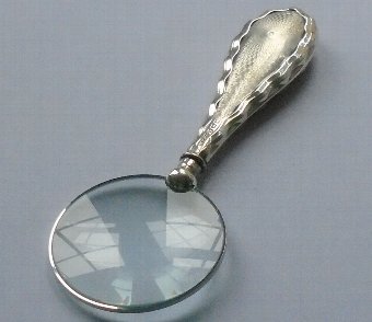 Antique W.G. Sothers HM Silver Handle Magnifying Glass Birmingham 1915  