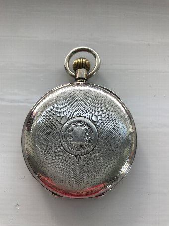 Antique Superb C1920 H.Samuel Silver Pocket Watch