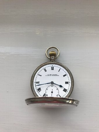 Antique Superb C1920 H.Samuel Silver Pocket Watch