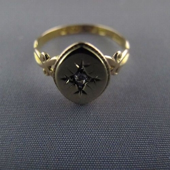 Superb Victorian 15 ct Yellow Gold Antique Diamond Ring