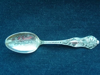 Superb Sterling Silver American Commemorative Spoon 1849
