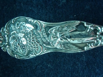 Antique Superb Sterling Silver American Commemorative Spoon 1849