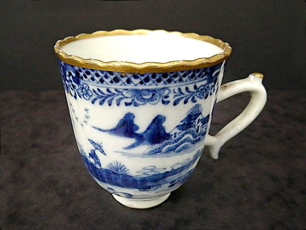 Chinese export antique coffee can - early c1780s