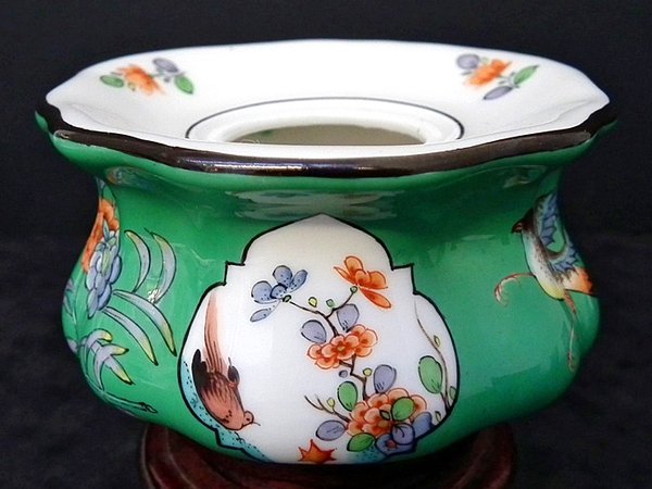 Meissen hand painted inkwell - c1800s