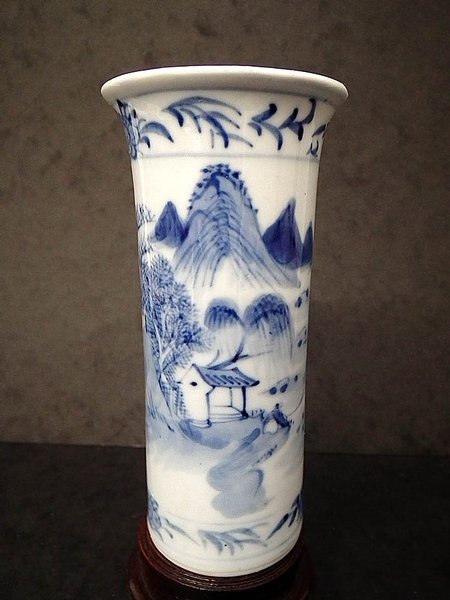Chinese antique brush pot - c1900