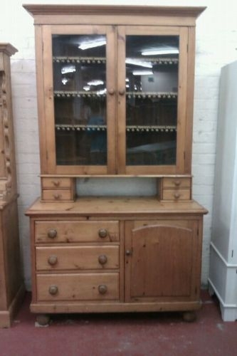 Antique Early 19th Century Glazed Pine Dresser