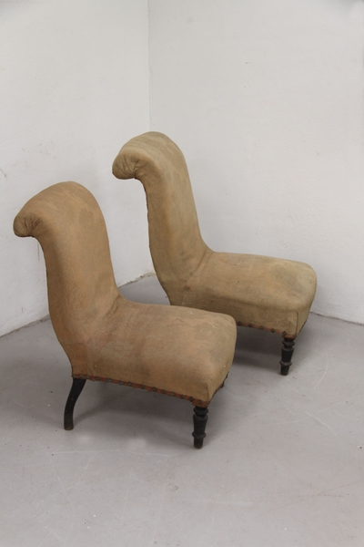 Late 19th Century fireside chairs