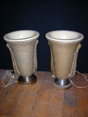 Pair of 1930's French Table Lamps