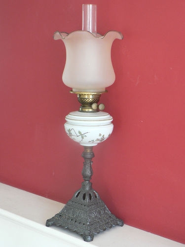 Victorian Tall Palour Oil Lamp