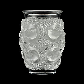 Lalique Glass Vase 'Bagatelle' design