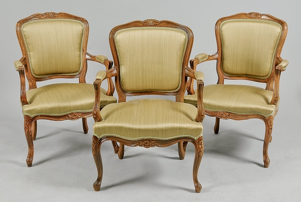 Set of 3 Chairs (Rococo) 1900