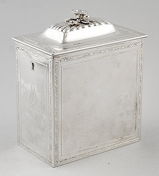 Tea Caddy (Silver) 1880 London