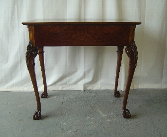 Antique A Flame Mahogany Tea Table