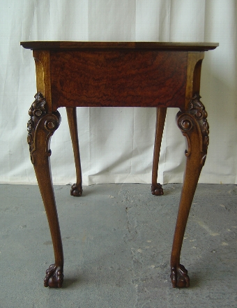 Antique A Flame Mahogany Tea Table