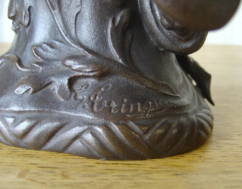 Antique 'Salome' Spelter Bust circa 1910