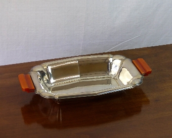 Art Deco Silver Plate Dish