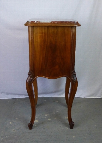 Antique Pair of French Walnut Night Stands