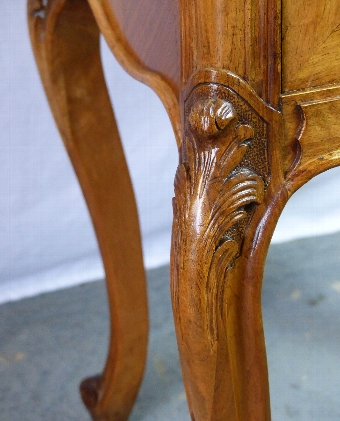 Antique Pair of French Walnut Night Stands