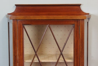 Antique Edwardian Display Cabinet Antique inlaid Cabinrt