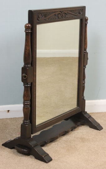 Antique Antique oak swing / dressing mirror