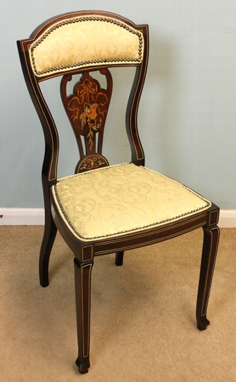 Antique Edwardian Inlaid Chair