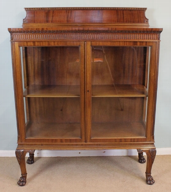 Antique Mahogany Display Cabinet,
