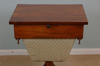 Antique Antique Victorian Mahogany Work Table,