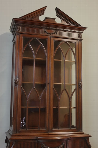 Antique Antique Edwardian Mahogany Display Cabinet. 