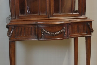Antique Antique Edwardian Mahogany Display Cabinet. 