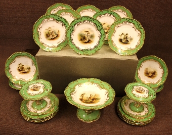 Antique 19th Century Dessert Service