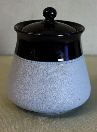Antique Vintage Tobacco Jar, Jar and Cover