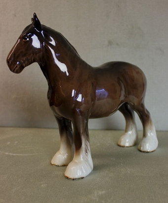 Antique Beswick Shire Horse