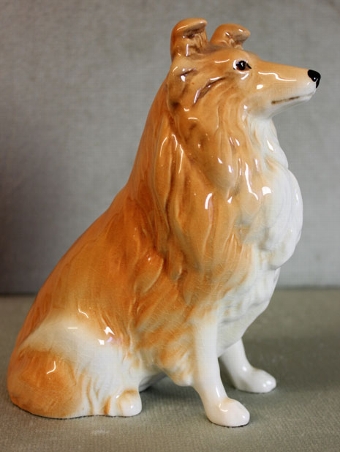 Antique Vintage Sylvac Collie Dog Figurine