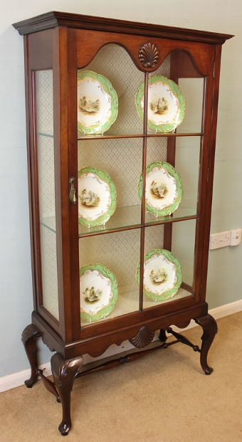 Antique Antique Edwardian Mahogany Display Cabinet