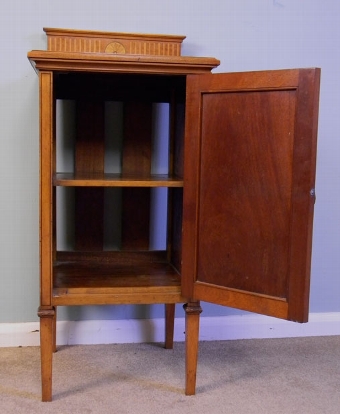 Antique Antique Edwardian Satinwood Side Cabinet