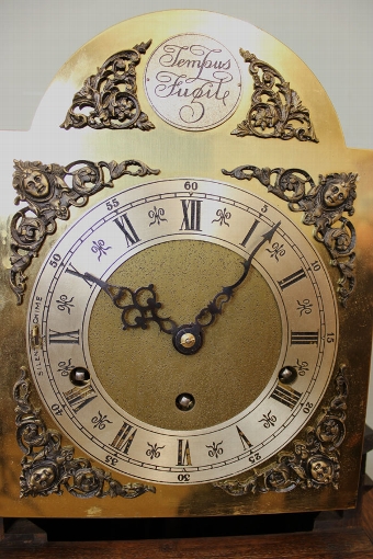 Antique Antique Oak Grandmother Clock