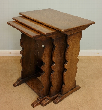 Antique Antique Vintage Oak Nest of Tables /Coffee Tables