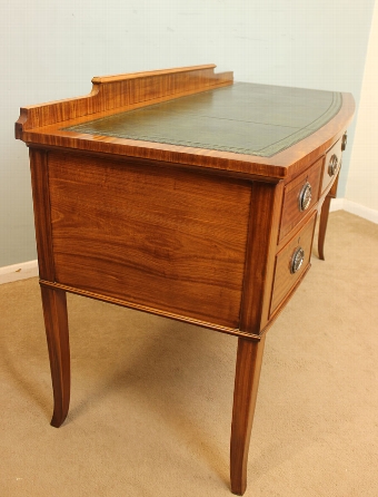 Antique Antique Edwardian Satinwood Writing Desk, Waring & Gillows