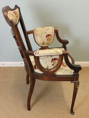 Antique Antique Edwardian Inlaid Side Chair