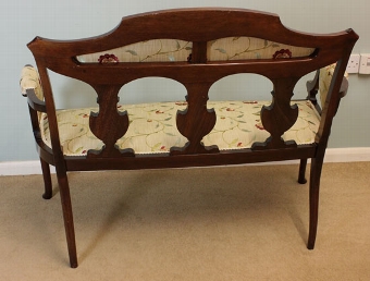 Antique Antique Edwardian Inlaid Sofa Settee